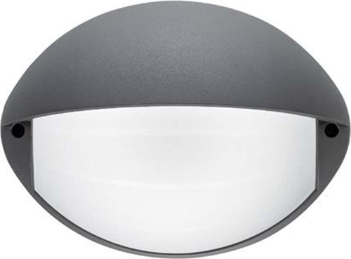 Applique-Palpebra-Contemporanea-Coconut-Alluminio-Grafite-1-Luce-Led-7W-4000K