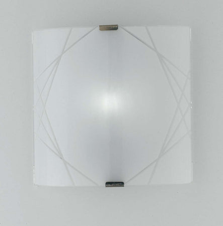 Applique Paradise Bianca 1Xe27 26X26Cm Illuminazione/Illuminazione per interni/Illuminazioni per pareti/Applique Led Mall Home - Napoli, Commerciovirtuoso.it