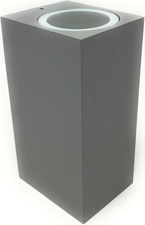 Applique Parete Doppia Emissione Attacco Gu10 Lampada Moderna Es55 Up & Down Ip65 Articoli da Giardino > Illuminazione da esterno > Applique da esterno Trade Shop italia - Napoli, Commerciovirtuoso.it