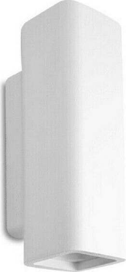 Applique-Parete-Doppia-Emissione-Up-Down-In-Gesso-Verniciabile-Cubo-Gu10-Gs-e51