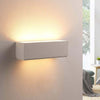Applique Parete In Gesso Rettangolare Doppia Emissione E14 Verniciabile Ip20 E06 Casa, arredamento e bricolage > Illuminazione da interno > Applique per interno Trade Shop italia - Napoli, Commerciovirtuoso.it