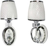 Applique Parete Lumetto Muro Attacco E27 Oro Argento Abat Jour Lume In Vetro E18 Casa, arredamento e bricolage > Illuminazione da interno > Applique per interno Trade Shop italia - Napoli, Commerciovirtuoso.it
