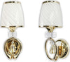 Applique-Parete-Lumetto-Muro-Attacco-E27-Oro-Argento-Abat-Jour-Lume-In-Vetro-E18