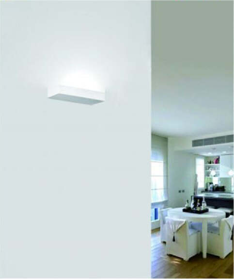 Applique-Parete-Moderno-In-Gesso-Rettangolare-Attacco-1xr7s-Verniciabile-Gs-e64