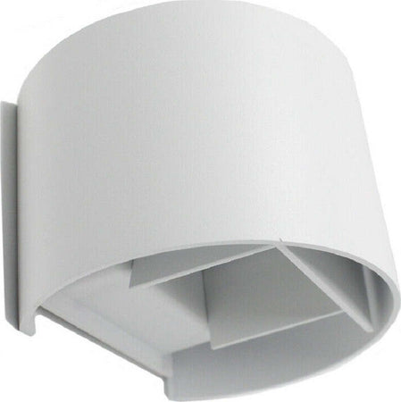 Applique Parete Muro 28 Led 12 Watt Ip55 Luce Fredda Calda Up & Down Es44 Bianco Articoli da Giardino > Illuminazione da esterno > Applique da esterno Trade Shop italia - Napoli, Commerciovirtuoso.it