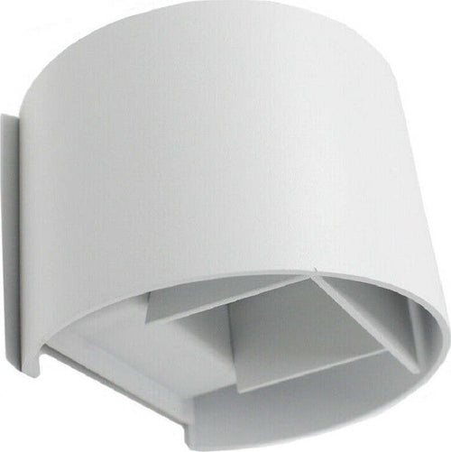 Applique Parete Muro 28 Led 12 Watt Ip55 Luce Fredda Calda Up & Down Es44 Bianco Articoli da Giardino > Illuminazione da esterno > Applique da esterno Trade Shop italia - Napoli, Commerciovirtuoso.it