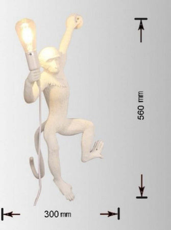 Applique Parete Retr? Per Interni A Forma Di Scimmia Illuminazione Vintage E44 Casa, arredamento e bricolage > Illuminazione da interno > Applique per interno Trade Shop italia - Napoli, Commerciovirtuoso.it