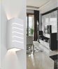 Applique-Parete-Up-E-Down-In-Gesso-Verniciabile-Rettangolo-Intagliato-G9-Gs-e52