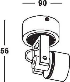 Applique  per interni da parete in alluminio puro IP20 attacco MR16/GU5.3 12V Illuminazione/Illuminazione per interni/Illuminazioni per pareti/Applique Led Mall Home - Napoli, Commerciovirtuoso.it