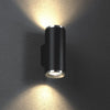 Applique per interni doppio fascio di luce-240V-alluminio, nero sabbiato, IP20 attacco GU10 Illuminazione/Illuminazione per interni/Illuminazioni per pareti/Applique Led Mall Home - Napoli, Commerciovirtuoso.it