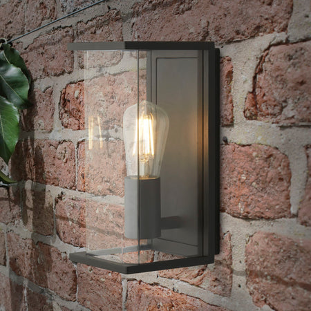 Applique-Piccadilly-Alluminio-Grigio-Policarbonato-Trasparente-1-Luce-E27