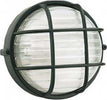 Applique-Piccola-Gabbia-Industriale-Tonda-Alluminio-E-Vetro-Nero-1-Luce-E27