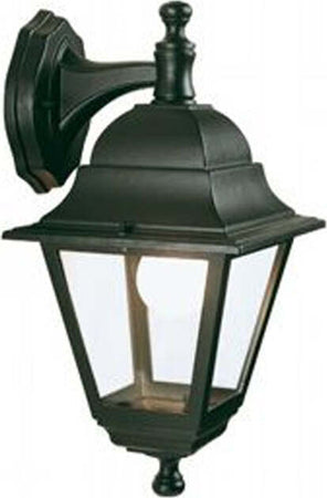 Applique-Piccola-In-Basso-Esterno-Contemp.-Old-Alluminio-E-Vetro-Nero-1-Luce-E27