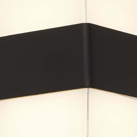 Applique-Pittsburgh-Alluminio-Nero-Policarbonato-Trasparente-Led-6,83W-3000K