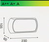 Applique-plafoniera-metacrilato-Gea-Led-NUT-LED-lampada-parete-soffitto-esterno-moderna-IP54