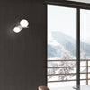 Applique-plafoniera-moderna-Top-Light-BOOMERANG-1200-2-E27-led-lampada-parete-soffitto-sfera-vetro