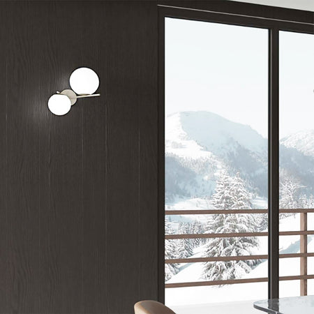 Applique-plafoniera-moderna-Top-Light-BOOMERANG-1200-2-E27-led-lampada-parete-soffitto-sfera-vetro