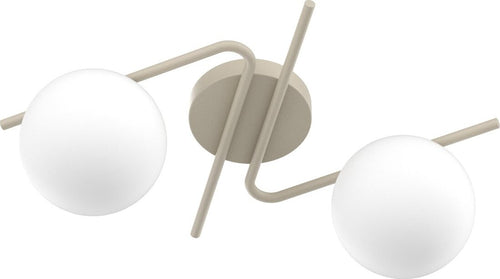 Applique-plafoniera-moderna-Top-Light-HOLLY-1201-2-E27-led-lampada-parete-soffitto-sfera-vetro