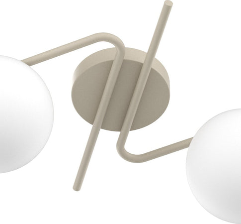 Applique-plafoniera-moderna-Top-Light-HOLLY-1201-2-E27-led-lampada-parete-soffitto-sfera-vetro