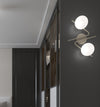 Applique-plafoniera-moderna-Top-Light-HOLLY-1201-2-E27-led-lampada-parete-soffitto-sfera-vetro