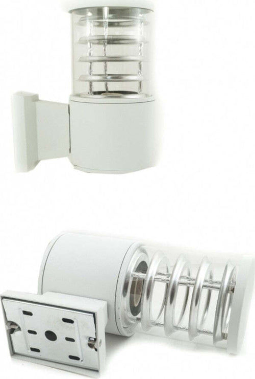 APPLIQUE PLAFONIERA SINGOLO FARETTO FASCIO DW BIANCO SPIRALE 22X17X11 CM LUCE Illuminazione/Illuminazione per esterni/Lampade da parete Trade Shop italia - Napoli, Commerciovirtuoso.it