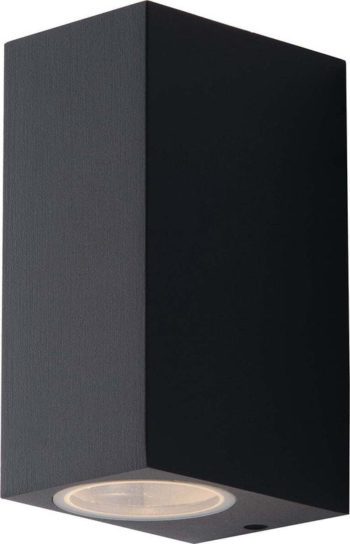 Applique Qubo Antracite 2Xgu10 Ip54 15,1X9,3X6,7Cm Illuminazione/Illuminazione per interni/Illuminazioni per pareti/Applique Led Mall Home - Napoli, Commerciovirtuoso.it