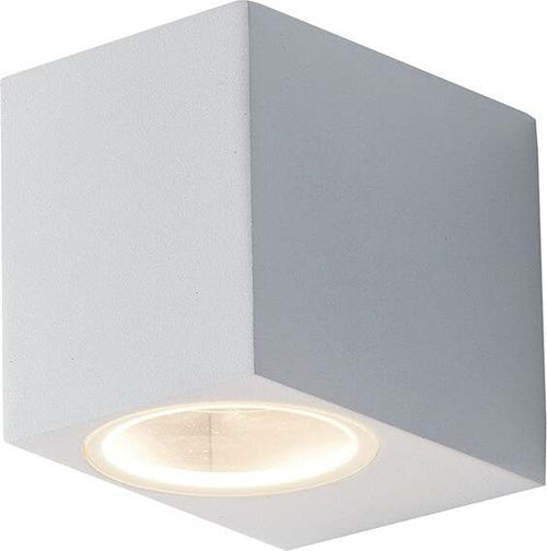 Applique Qubo Bianco 1Xgu10 Ip54 9,3X8X6,7Cm Illuminazione/Illuminazione per interni/Illuminazioni per pareti/Applique Led Mall Home - Napoli, Commerciovirtuoso.it