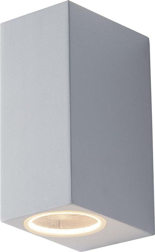 Applique Qubo Bianco 2Xgu10 Ip54 15,1X9,3X6,7Cm Illuminazione/Illuminazione per interni/Illuminazioni per pareti/Applique Led Mall Home - Napoli, Commerciovirtuoso.it