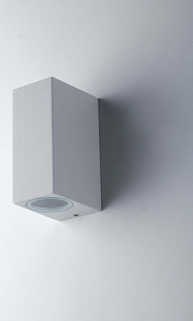 Applique Qubo Bianco 2Xgu10 Ip54 15,1X9,3X6,7Cm Illuminazione/Illuminazione per interni/Illuminazioni per pareti/Applique Led Mall Home - Napoli, Commerciovirtuoso.it
