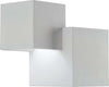 Applique Rubik Bianco 2Xg9 19,5X16X11,5Cm Illuminazione/Illuminazione per interni/Illuminazioni per pareti/Applique Led Mall Home - Napoli, Commerciovirtuoso.it