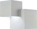 Applique Rubik Bianco 2Xg9 19,5X16X11,5Cm Illuminazione/Illuminazione per interni/Illuminazioni per pareti/Applique Led Mall Home - Napoli, Commerciovirtuoso.it