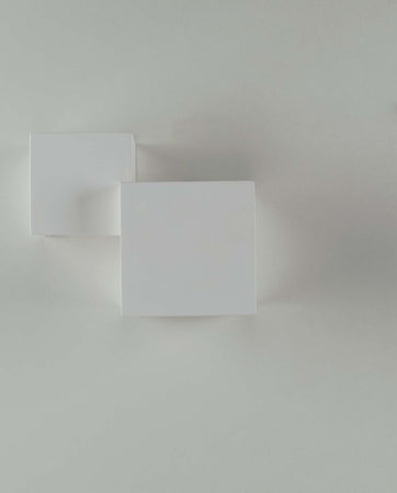 Applique Rubik Bianco 2Xg9 19,5X16X11,5Cm Illuminazione/Illuminazione per interni/Illuminazioni per pareti/Applique Led Mall Home - Napoli, Commerciovirtuoso.it