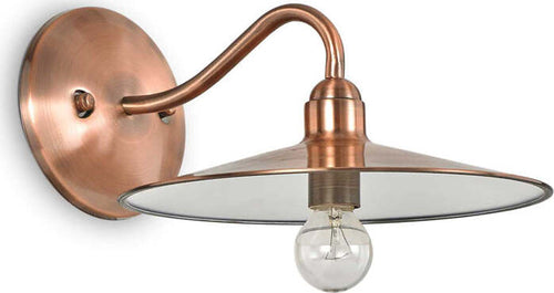 Applique-Rustica-Country-Cantina-Metallo-Rame-1-Luce-E14