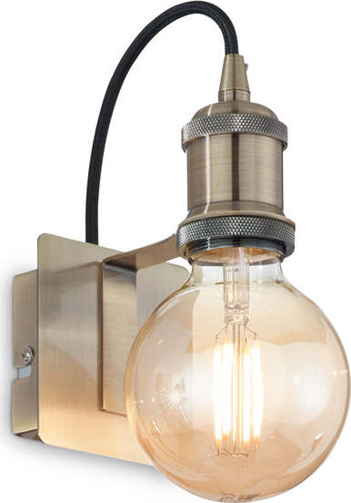 Applique-Rustica-Country-Frida-Metallo-Ottone-Brunito-1-Luce-E27