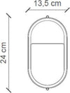 Applique-rustica-Ferroluce-Retrò-VINTAGE-C292-E27-LED-ceramica-lampada-parete