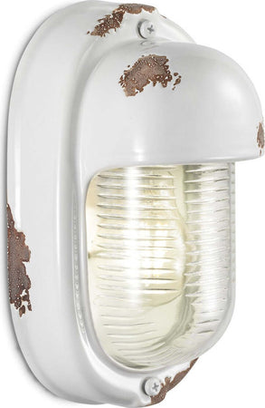 Applique-rustica-Ferroluce-Retrò-VINTAGE-C292-E27-LED-ceramica-lampada-parete