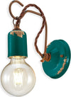 Applique-rustica-Ferroluce-Retrò-VINTAGE-C665-E27-LED-ceramica-lampada-parete