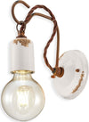 Applique-rustica-Ferroluce-Retrò-VINTAGE-C665-E27-LED-ceramica-lampada-parete
