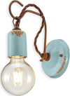 Applique-rustica-Ferroluce-Retrò-VINTAGE-C665-E27-LED-ceramica-lampada-parete