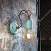 Applique-rustica-Ferroluce-Retrò-VINTAGE-C665-E27-LED-ceramica-lampada-parete
