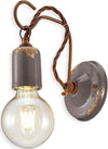Applique-rustica-Ferroluce-Retrò-VINTAGE-C665-E27-LED-ceramica-lampada-parete