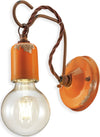 Applique-rustica-Ferroluce-Retrò-VINTAGE-C665-E27-LED-ceramica-lampada-parete