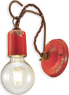 Applique-rustica-Ferroluce-Retrò-VINTAGE-C665-E27-LED-ceramica-lampada-parete