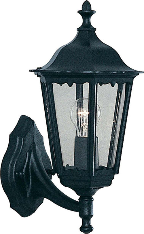 Applique-Rustico-Country-Alex-Alluminio-Nero-1-Luce-E27