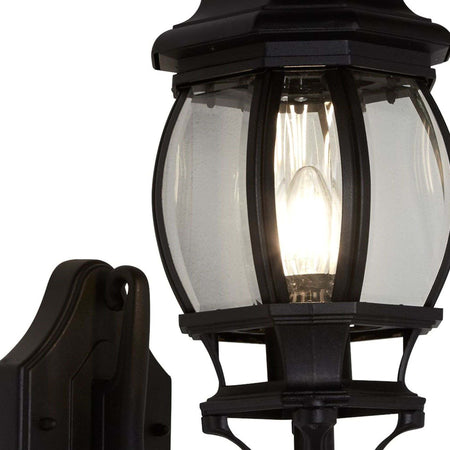 Applique-Rustico-Country-Bel-Aire-Alluminio-Nero-1-Luce-E27