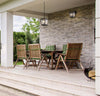Applique-Rustico-Country-Pagoda-Alluminio-Nero-Vetro-Trasparente-1-Luce-E27