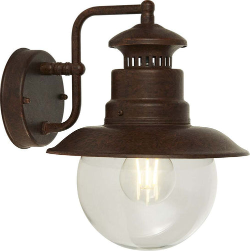 Applique-Rustico-Country-Stazione-Acciaio-Marrone-1-Luce-E27