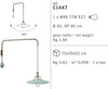 Applique-rustico-Ferroluce-Retrò-COUNTRY-C1447-E27-LED-ceramica-braccio-orientabile