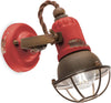 Applique-rustico-Ferroluce-Retrò-LOFT-C1675-1-E14-LED-ceramica-lampada-parete