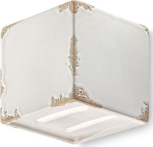 Applique-rustico-Ferroluce-Retrò-VINTAGE-C1419-G9-LED-ceramica-lampada-parete